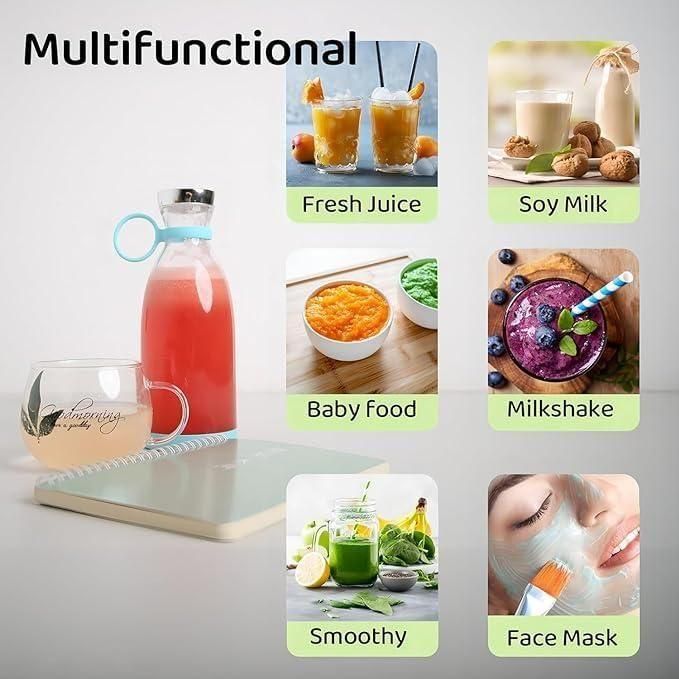 Traverl Portable Mini Juice Blender USB Rechargeable Mixer Juicer for Outdoor